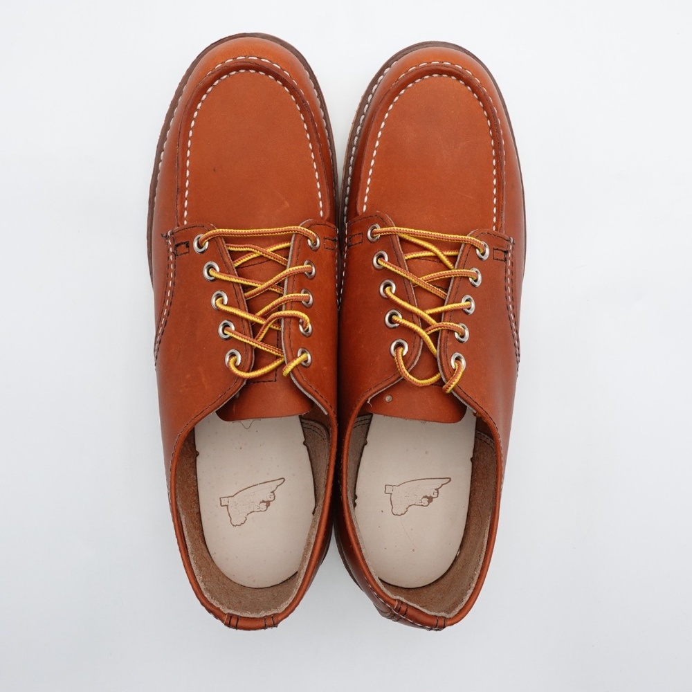 NEW Red Wing Shop Moc Oxford Leather Shoes Men's 8092 Oro Made in USA - Picture 3 of 16